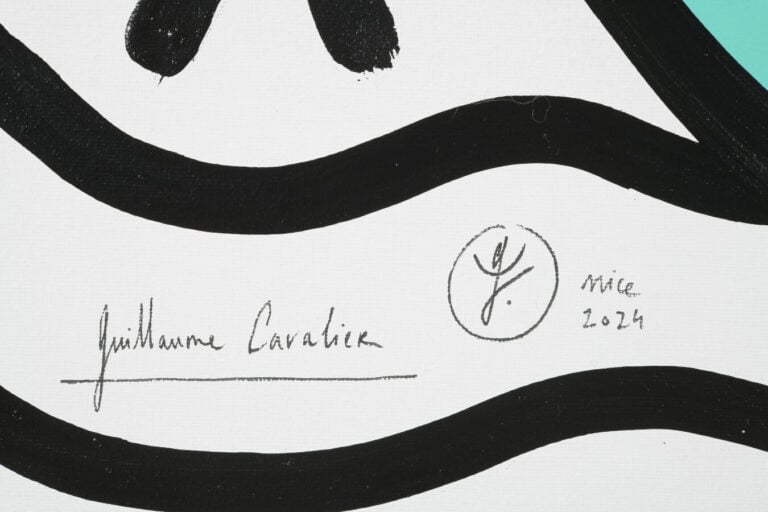 Guillaume CAVALIER (1994) - Le voilier - Acrylique sur toile - Signée et datée…