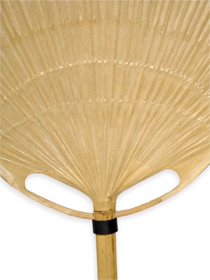 Ingo MAURER (né en 1932) - Applique modèle « Uchiwa » à structure en bambou et…