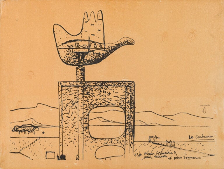 LE CORBUSIER (1887-1965) (Charles-Edouard Jeanneret, dit) - La Main ouverte pou…
