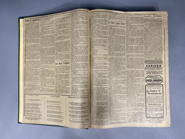 Le Petit Journal (1915 - 1918) - Réunion de trois années de cet hebdomadaire tr…