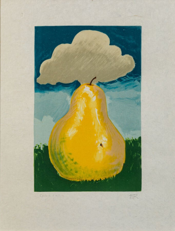 MAN RAY (1890-1976) - La poire d'Eric Satie, 1969 (Anselmino N°45) - Lithograph…
