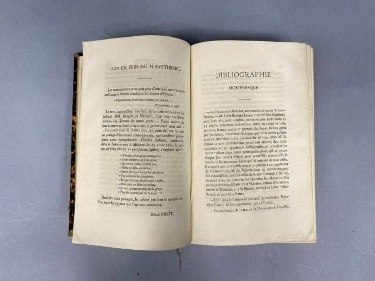 MONVAL Georges - Le Molièriste, revue mensuelle - Paris, Librairie Tresse, 1880…