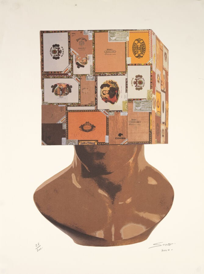 Sacha SOSNO (1937-2013) - Habanos, 2004 - Photolithographie - Signée en bas à d…