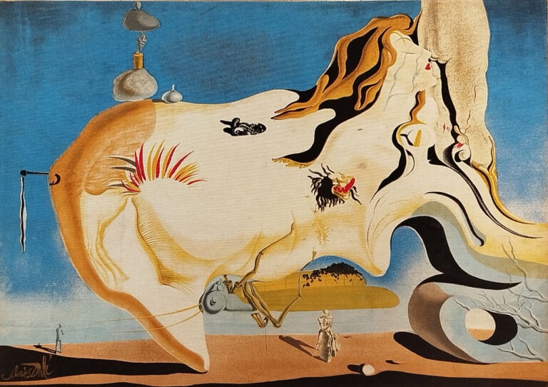 SALVADOR DALI (1904-1989) - El gran Masturbador - Tapisserie - Numérotée 129/50…