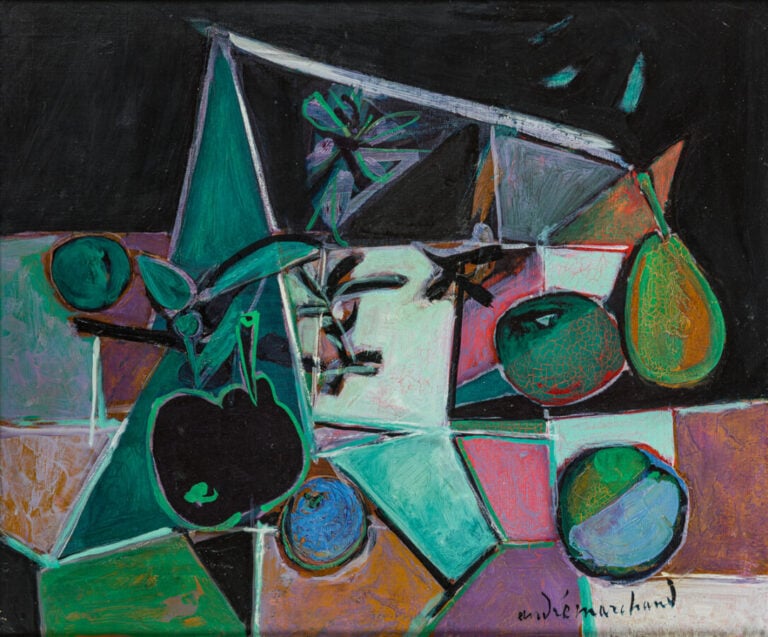 ANDRÉ MARCHAND ( 1907-1997) - Nature morte aux fruits - Huile sur toile, signée…