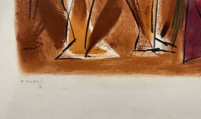 André MASSON, d'après - Odalisque - Astres et visages - Ensemble de deux lithog…