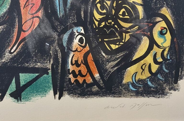 André MASSON, d'après - Odalisque - Astres et visages - Ensemble de deux lithog…