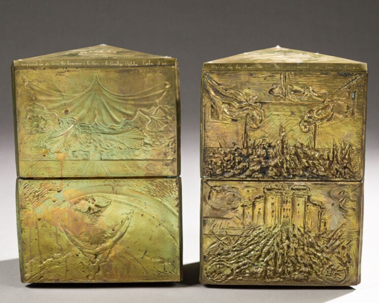 Bernard JOBIN (né en 1945) - Paire de tables d'appoint formant bouts de canapé…