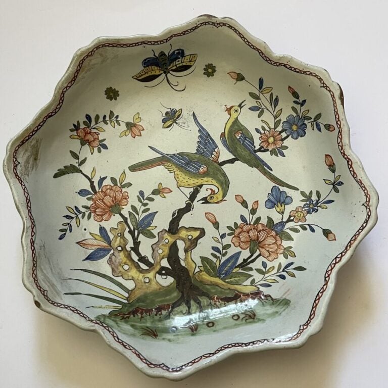 Dans le goût de ROUEN - Lot de 5 ASSIETTES ou PLATS (dont Gien)