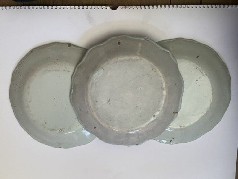 Dans le goût de ROUEN - Lot de 5 ASSIETTES ou PLATS (dont Gien)