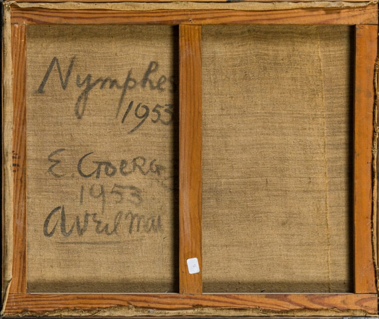 EDOUARD GOERG (1893-1969) - Nymphes, 1953 - Huile sur toile, signée en bas à ga…