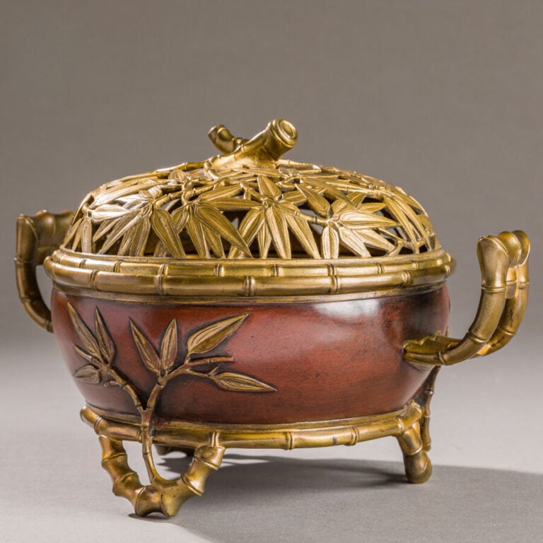 ÉDOUARD LIEVRE (1829-1886) - pour la Maison CHRISTOFLE - Exceptionnel cache-pot…