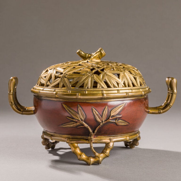 ÉDOUARD LIEVRE (1829-1886) - pour la Maison CHRISTOFLE - Exceptionnel cache-pot…
