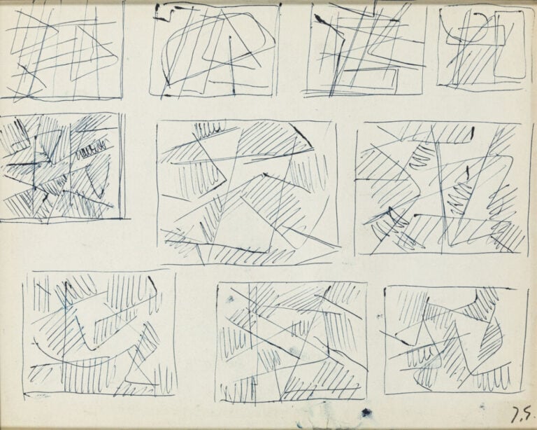 JACQUES GERMAIN (1915-2001) - Compositions - Encre sur papier, cachet du monogr…