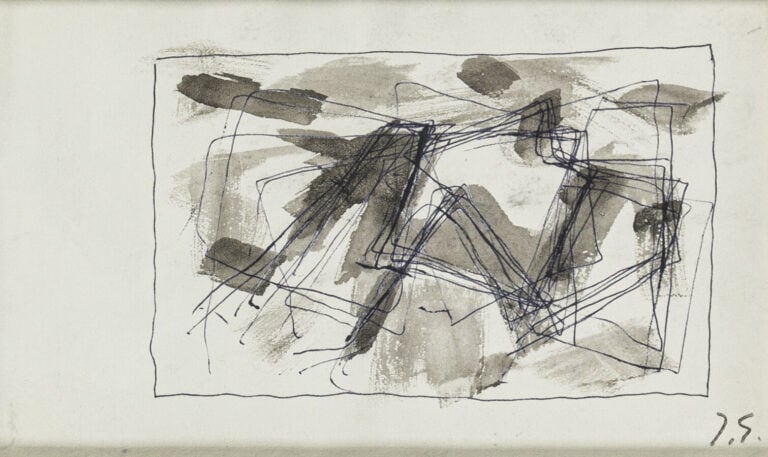 JACQUES GERMAIN (1915-2001) - Compositions - Stylo bille ; Encre et lavis : Fus…