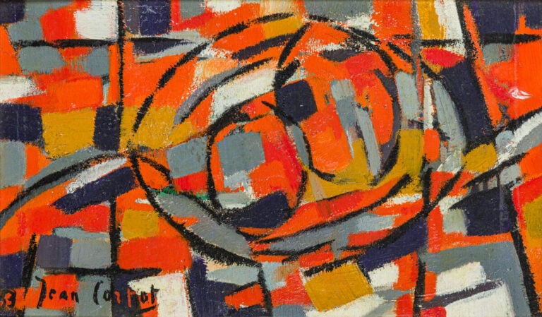 JEAN CORTOT 1925-2018) - Quatrième élégie de Rilke, 1999 - Acrylique et techniq…