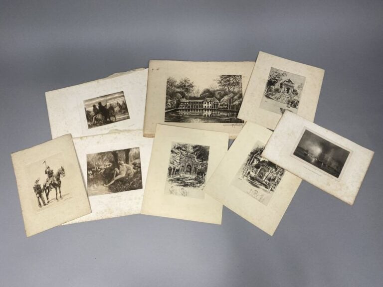 Lot de gravures diverses (XIX°- XX° siècle)