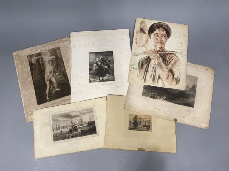 Lot de gravures diverses (XIX°- XX° siècle)