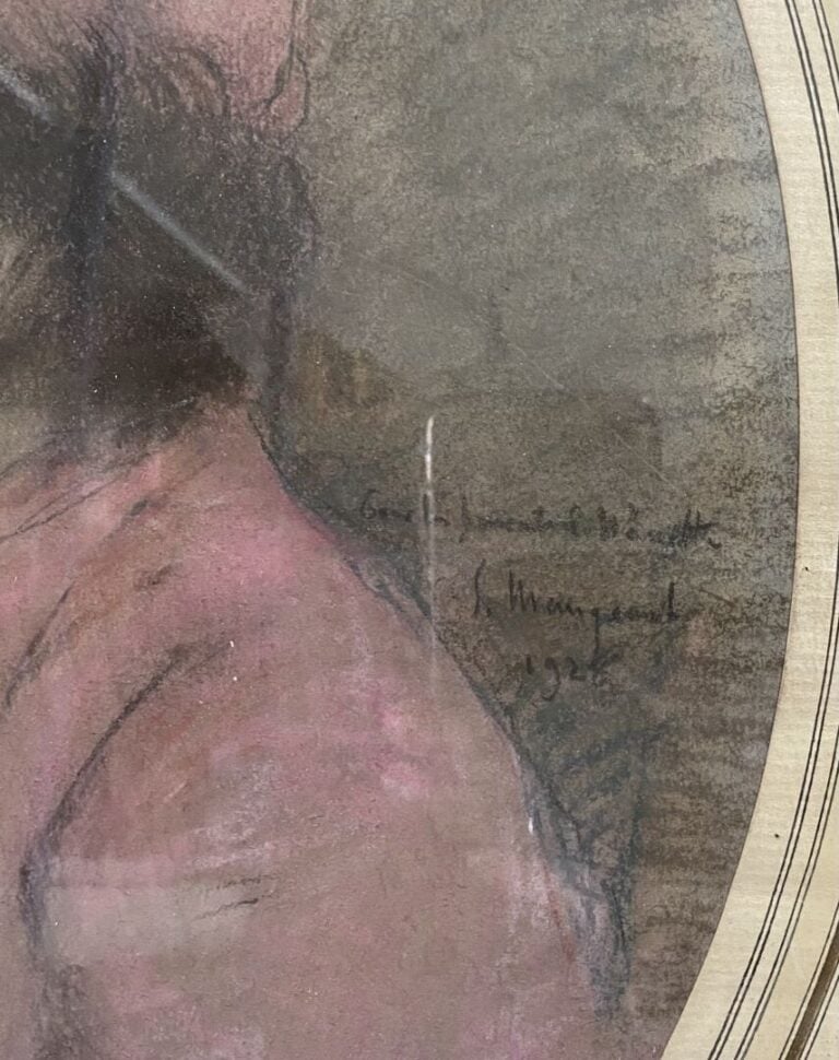 Mannette fin XIXe -début XXe siècle comprenant neuf tableaux sur le thème du po…