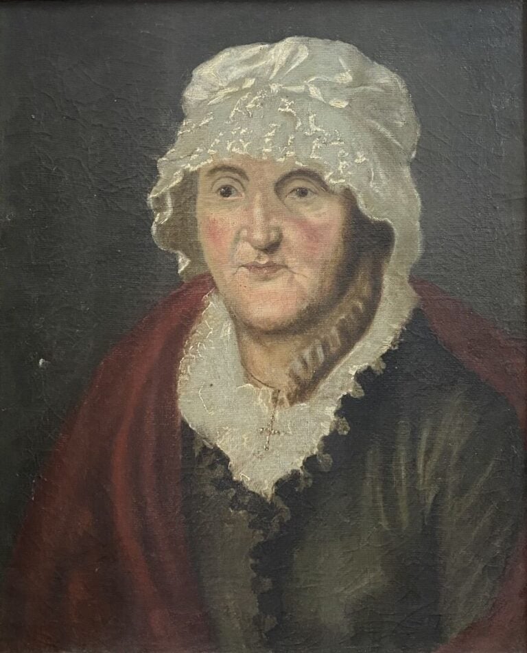 Mannette fin XIXe -début XXe siècle comprenant neuf tableaux sur le thème du po…