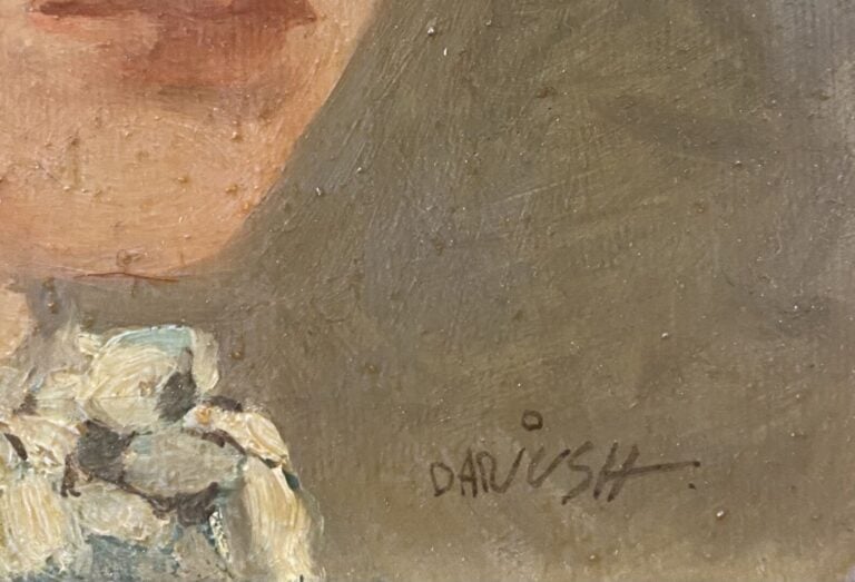 Mannette fin XIXe -début XXe siècle comprenant neuf tableaux sur le thème du po…