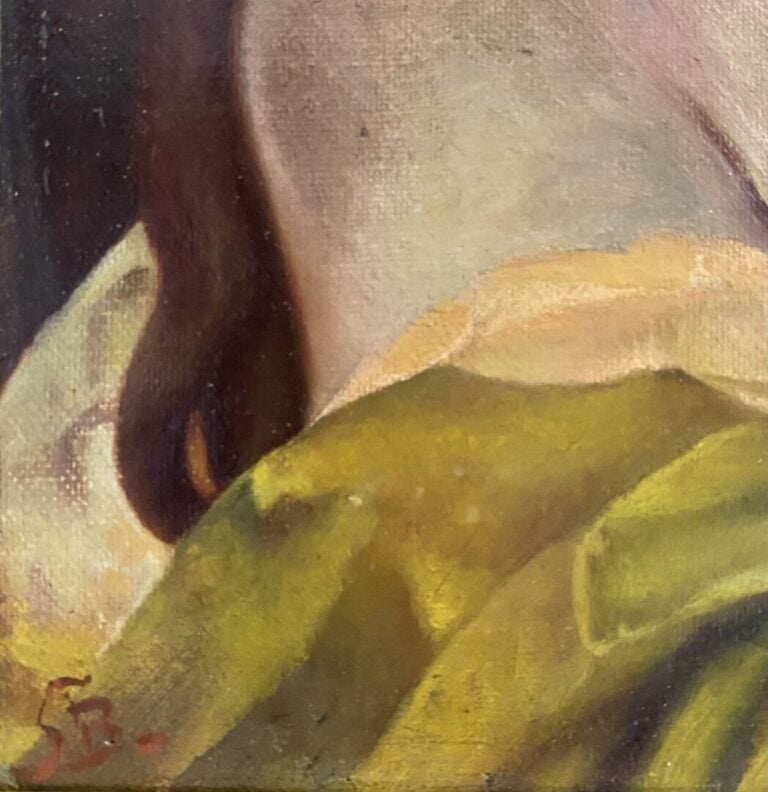 Mannette fin XIXe -début XXe siècle comprenant neuf tableaux sur le thème du po…