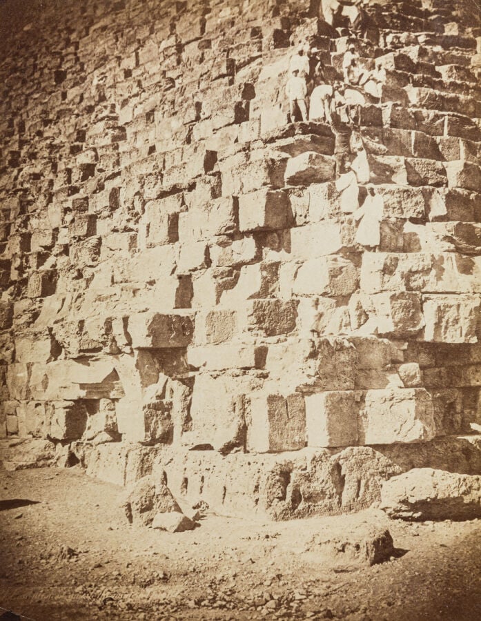 PHOTOGRAPHIE. EGYPTE - Réunion de 17 tirages albuminés sur papier fin (formats…