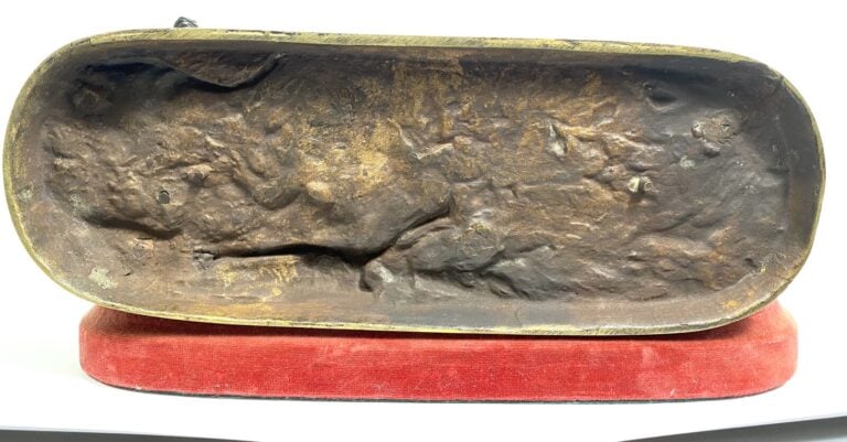 Pierre-Jules MÈNE (1810-1879) d'après - Cheval à la barrière, Djinn étalon Barb…