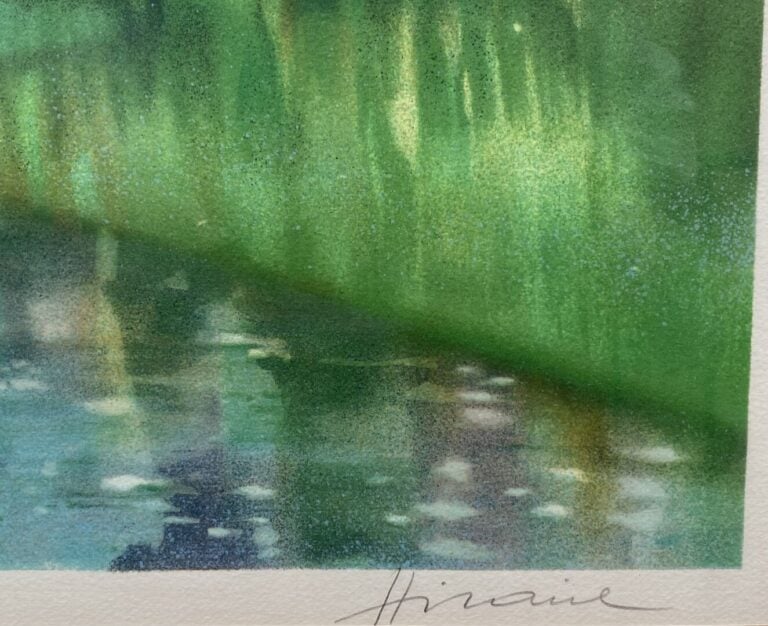Camile HILAIRE (1916-2004) - Bord de rivière - Lithographie - Signé en bas à dr…
