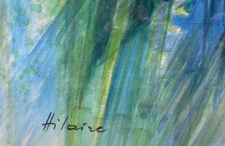 Camille HILAIRE (1916 - 2004) - Etang - Aquarelle - Signé en bas à gauche - 53…