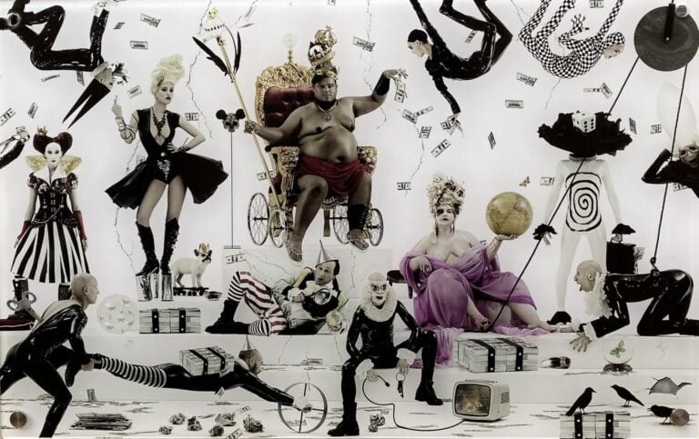 Gérard RANCINAN (1953), d'après - Dérives du pouvoir - Technique mixte - 38 x 6…