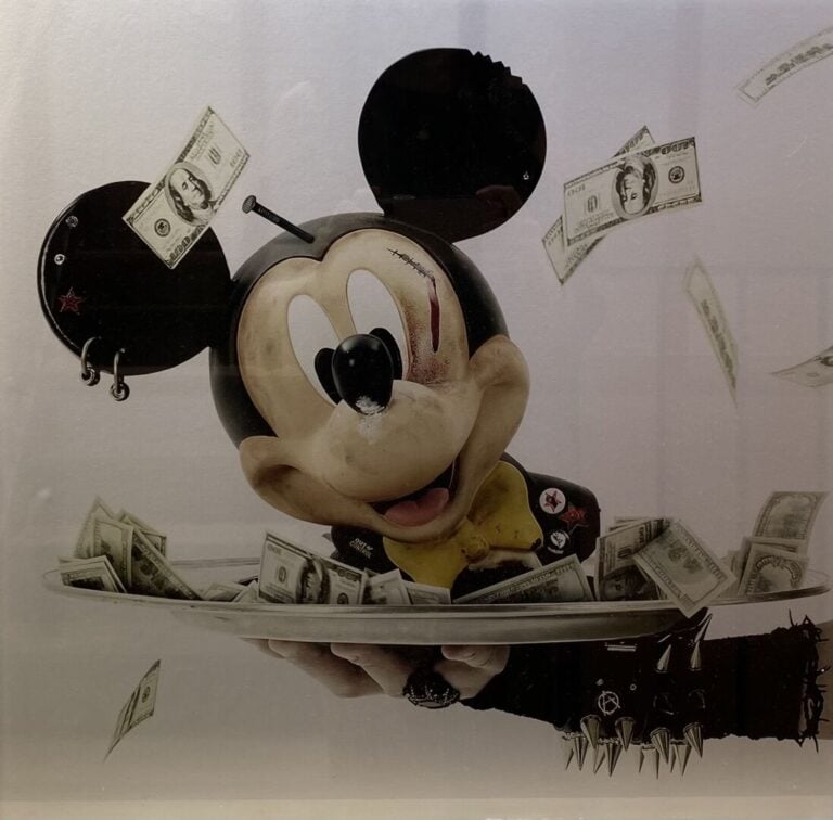 Gérard RANCINAN (1953), d'après - The Head of Mickey, Série "Wonderful world" -…