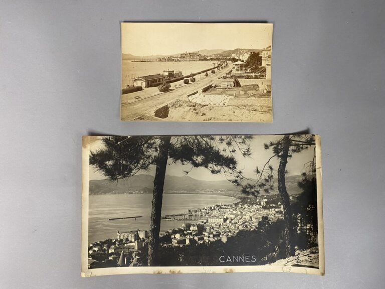 Lot de tirages photographiques sur Nice et sa région comprenant la promenade de…