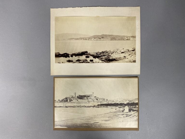 Lot de tirages photographiques sur Nice et sa région comprenant la promenade de…