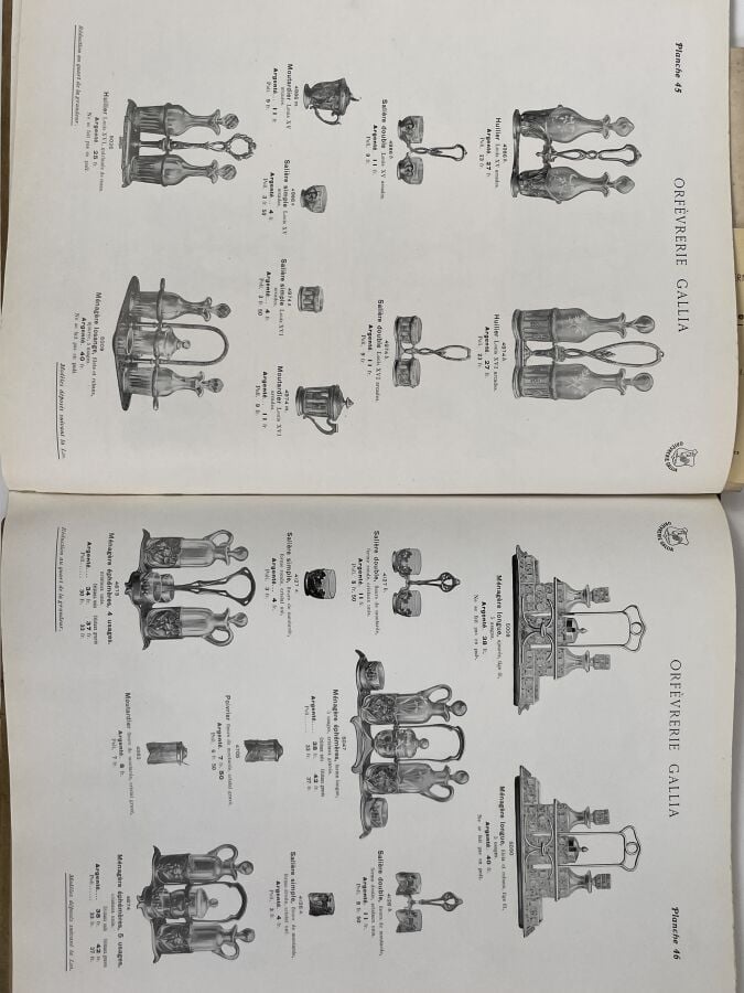 "ORFEVRERIE GALLIA, MANUFACTURE DE L'ALFENIDE" - Édition 1909 - Taches et déchi…