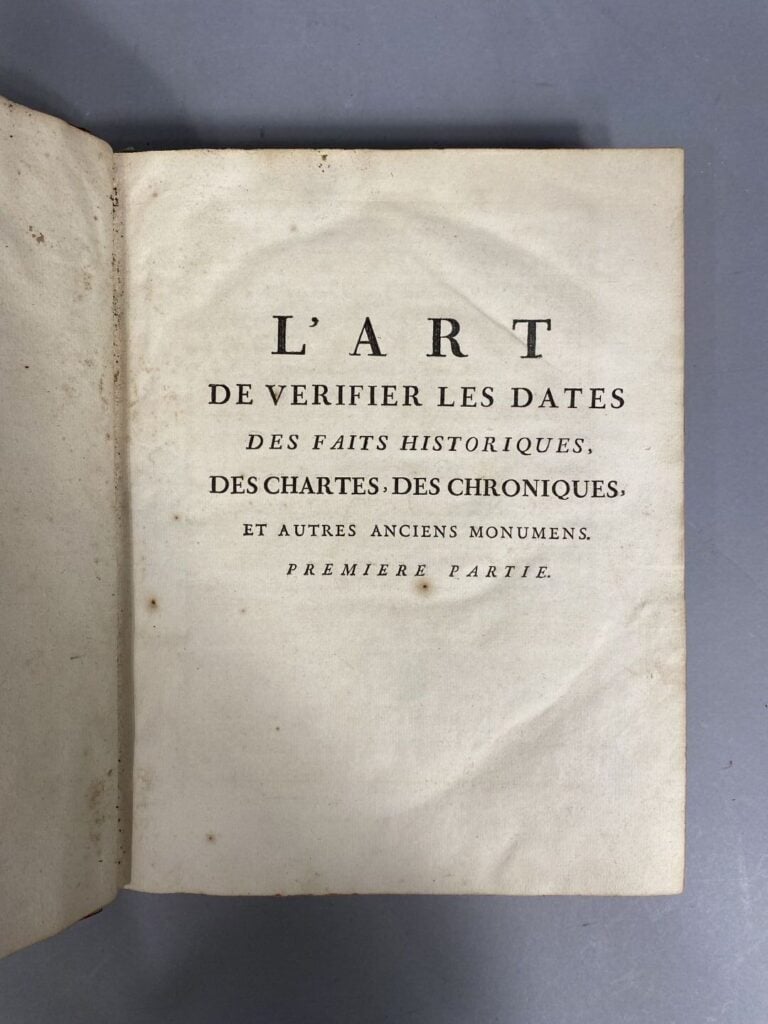 Par des religieux Bénédictins de la congrégation de S. Maur - L'art de vérifier…