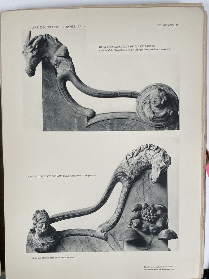 Pierre GUSMAN - L'art décoratif de Rome - Paris, Eggiman - Volume1 in folio - (…