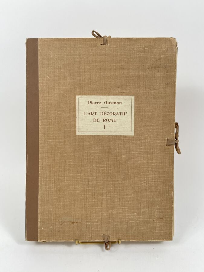 Pierre GUSMAN - L'art décoratif de Rome - Paris, Eggiman - Volume1 in folio - (…