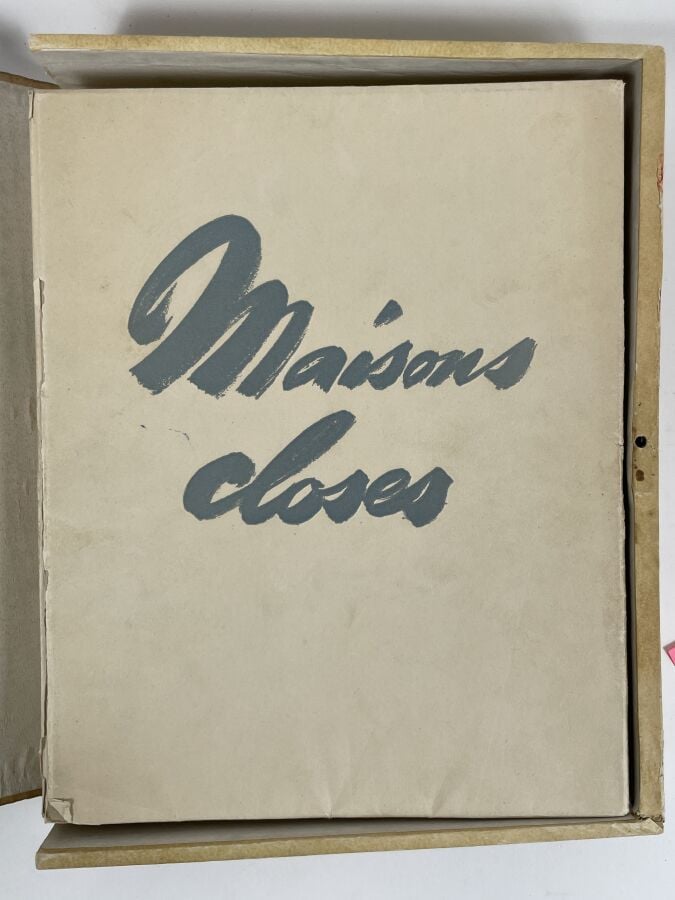 ROMI. Maisons closes. Aux dépends de l'auteur.1952. sous emboîtage - Un des 386…