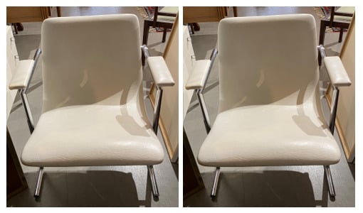Rudi VERELST Designer & NOVALUX Éditeur, d'après - Paire de fauteuils en skaï b…