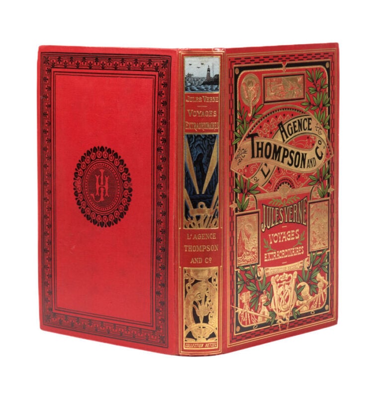 [Afrique] L'Agence Thompson and Cie par Jules Verne. Illustrations de L. Benett…