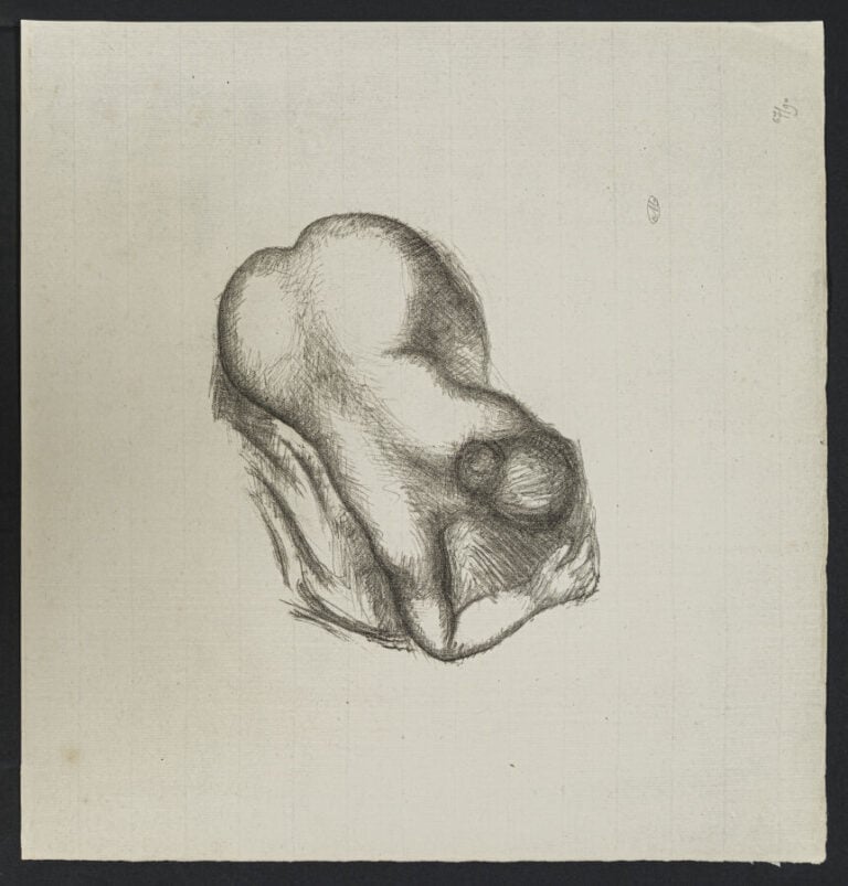 Aristide MAILLOL (1861 - 1944) - Femme de dos drapée, 1926 - Lithographie impri…