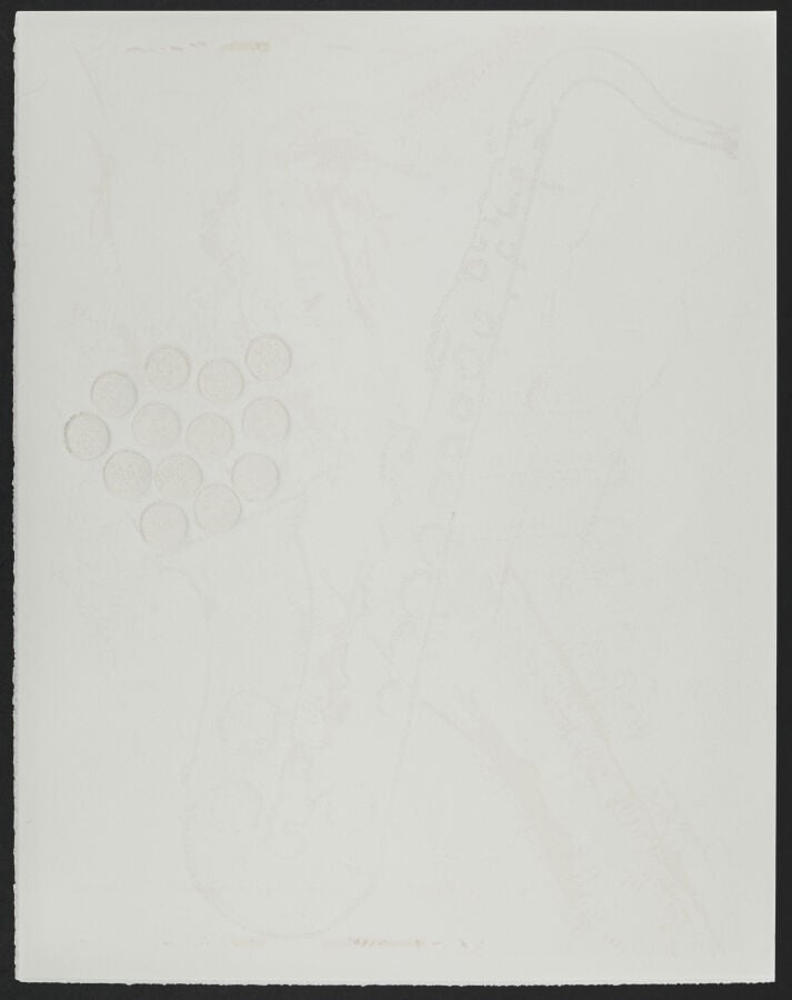 ARMAN (Armand Fernandez, dit) (1928-2005) - Saxophones - Lithographie et gaufra…
