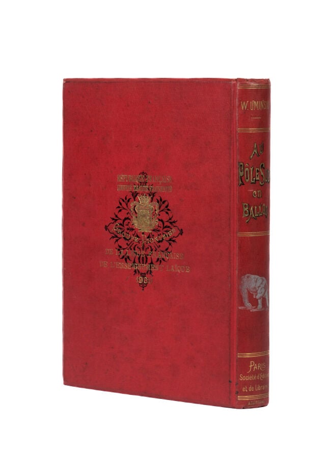 Au Pôle Sud en ballon par W. Uminsky, ill. de Liéger. Paris, Société d'Edition…
