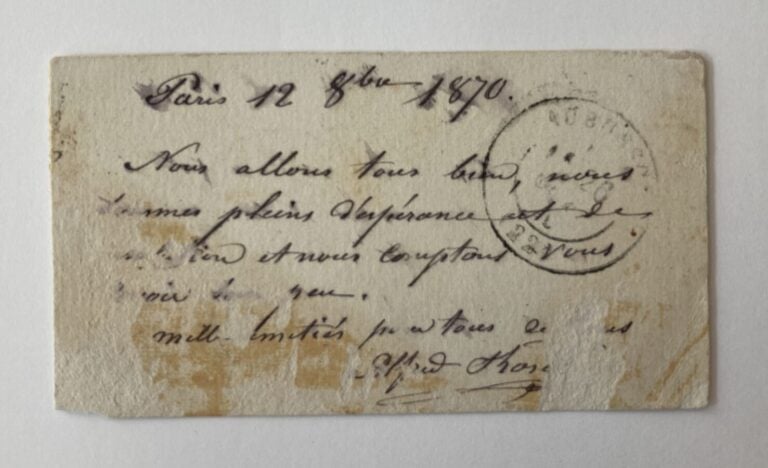 Ballon monté Garibaldi, cette pièce provient de la célèbre collection des Gravi…
