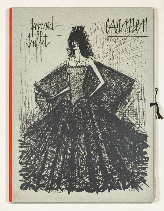 BERNARD BUFFET (1928-1999) - Carmen, Décors et Costumes, A. G. Mazo et Cié édit…
