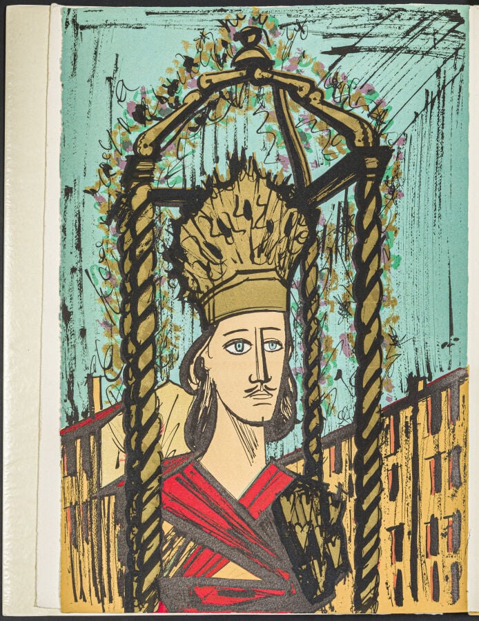 BERNARD BUFFET - Anabel Buffet, Saint-Tropez, A.G. Mazo et Cie, Paris,1971, fol…