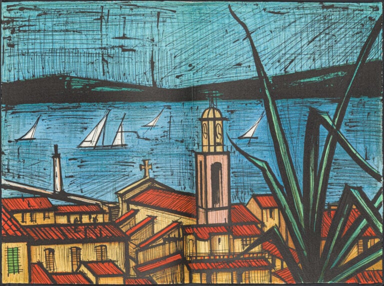 BERNARD BUFFET - Anabel Buffet, Saint-Tropez, A.G. Mazo et Cie, Paris,1971, fol…