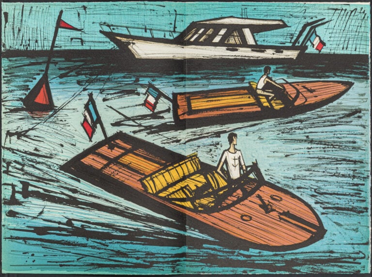 BERNARD BUFFET - Anabel Buffet, Saint-Tropez, A.G. Mazo et Cie, Paris,1971, fol…