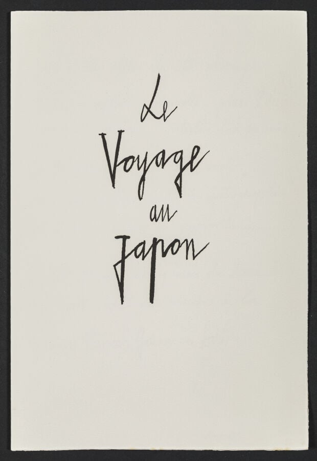 BERNARD BUFFET - Annabel Buffet, Le Voyage au Japon, A.G. Mazo et Cie Paris, 19…